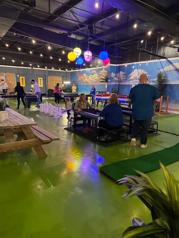 Games and more at the tiki yard