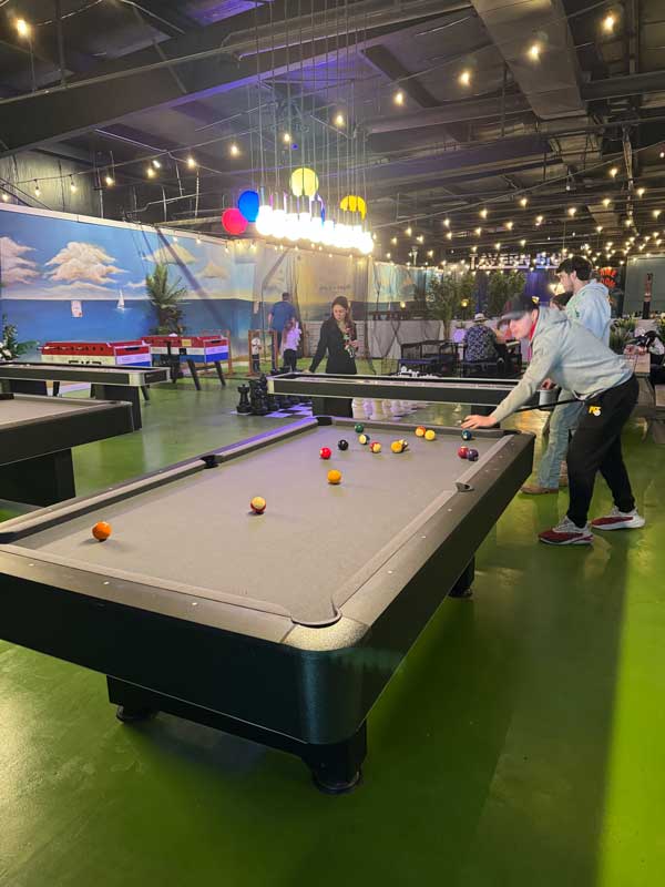 Pool table tiki yard